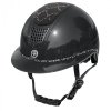 Kask Fair Play z szerokim daszkiem QUANTINUM W-V SPOTLIGHT SHINY  SILVER czarny